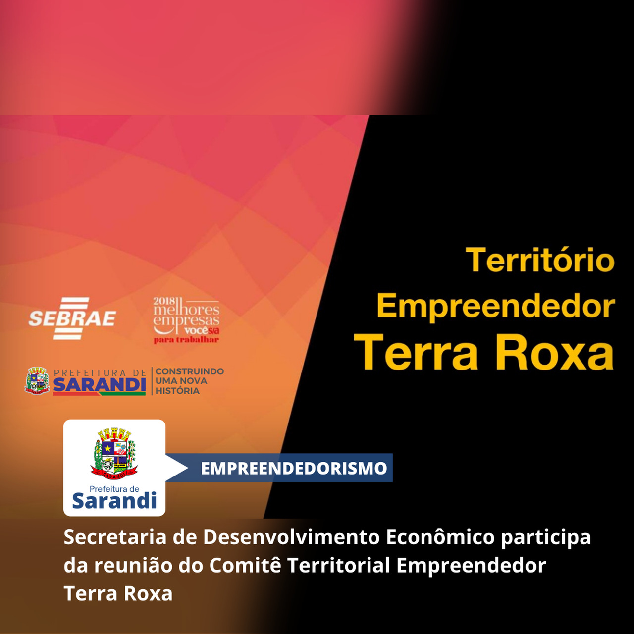 Secretaria de Desenvolvimento Econômico participa da reunião do Comitê Territorial Empreendedor Terra Roxa
